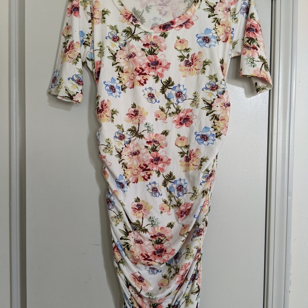 Mother bee maternity bodycon dress
